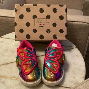 Sophia Webster mini (authentic) toddler girl sneakers, size EU26